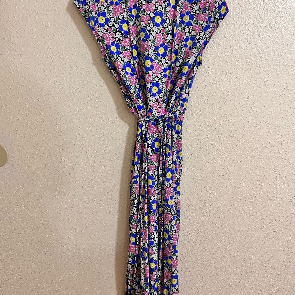 jcrew floral wrap dress